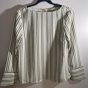 Casual, striped, business shirt. H&M. Size Small.